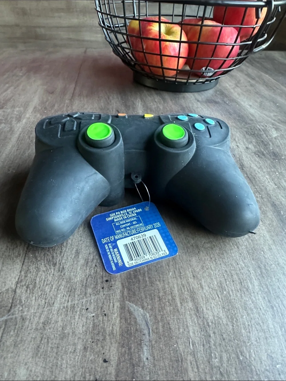 Black Toymendous Squishy Game Controller Toy - NWT